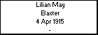 Lilian May Baxter