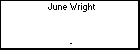 June Wright 